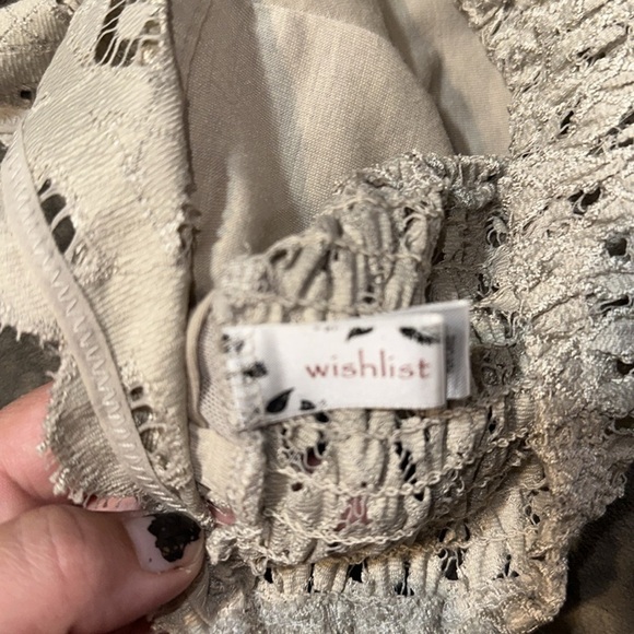 Wishlist - Women's Double Strap Scalloped Lace Bralette - Picture 4 of 5